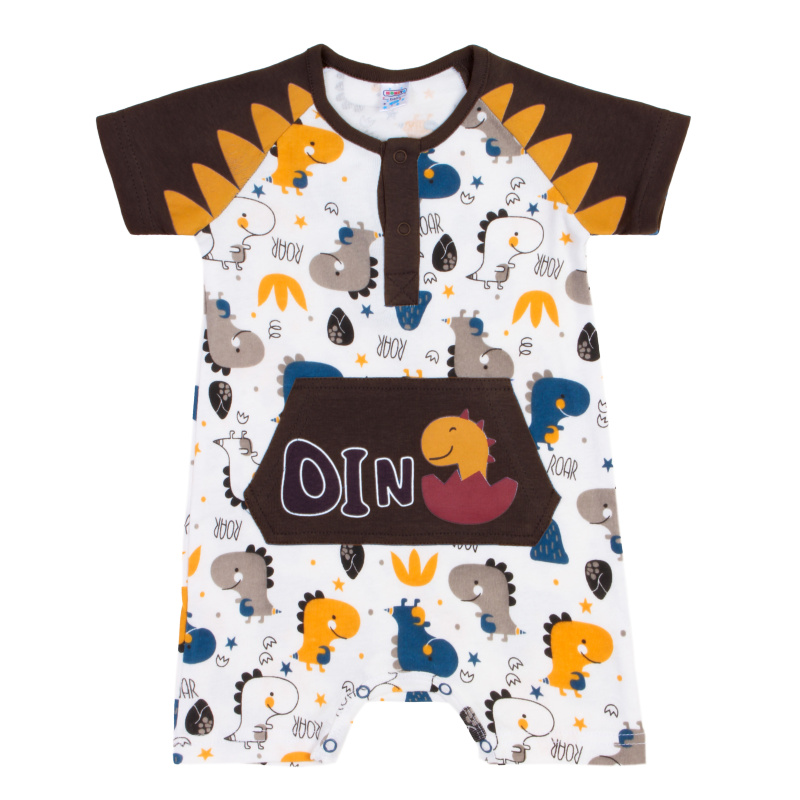 картинка БГ_ЧЗ Боди для мальчика  62-86 100% х/б BONITO KIDS/OP1462(ЧЗ)/уп.5шт./меш.600шт. от BonitoKids