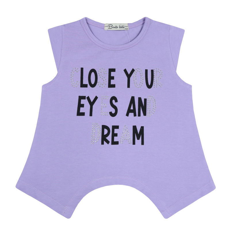 картинка БГ_ЧЗ Майка для девочки 5-8 лет 92% хлопок, 8% лайкра BONITO KIDS/BK1586K(ЧЗ)/ 4шт./меш.700шт. от BonitoKids