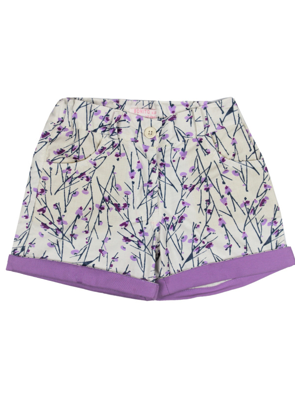 картинка КГ Шорты для девочки 5-8 лет 100% х/б BONITO KIDS/BK264SH/уп.4шт./меш.660шт. от BonitoKids