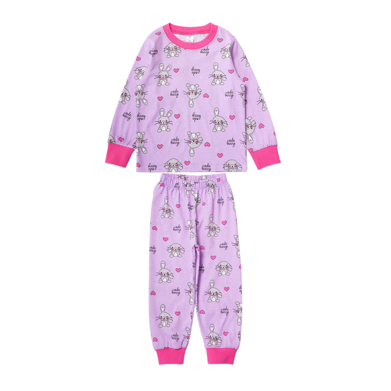 картинка БГ_ЧЗ Пижама для девочки 3-7 лет 100% хлопок BONITO KIDS/SS6121(350шт)(01-24)(ЧЗ)/уп.5шт./меш.350шт. от BonitoKids