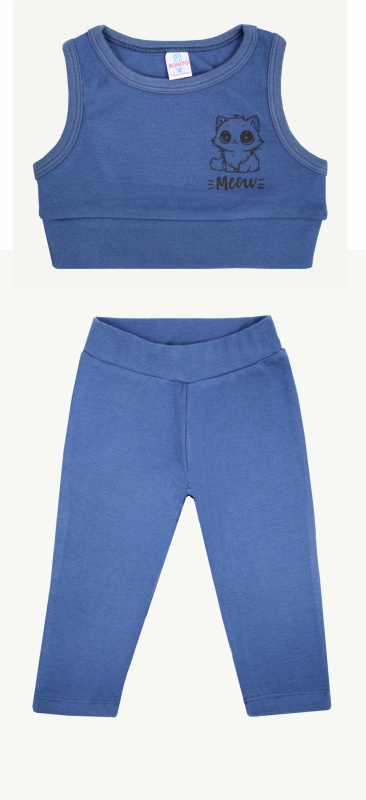 картинка КГ Комплект для девочки (топ и лосины) 3-7 лет 92% хлопок, 8% лайкра BONITO KIDS/SS6109/уп.5шт./меш.375шт. от BonitoKids