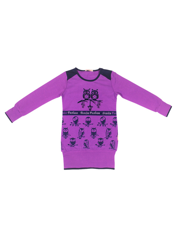 картинка КГ Туника для девочки 7-10 лет 92% хлопок, 8% лайкра  BONITO KIDS/BK434T/уп.4шт./меш.300шт. от BonitoKids