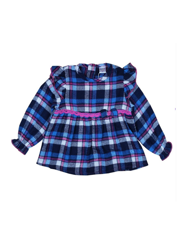 картинка КГ Платье для девочки 74-86 см 100% хлопок BONITO KIDS/BK558P/уп.3шт./меш.306шт. от BonitoKids