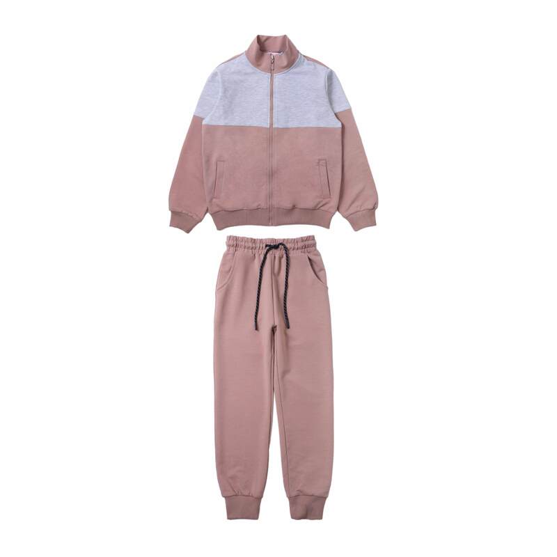 картинка ЧЗ Комплект для девочки (бомбер и брюки), 8-12 лет, 65% хлопок, 27% полиэстер, 8% эластан, BONITO KIDS/OP1852(ЧЗ)/уп.5шт./меш.100шт. от BonitoKids