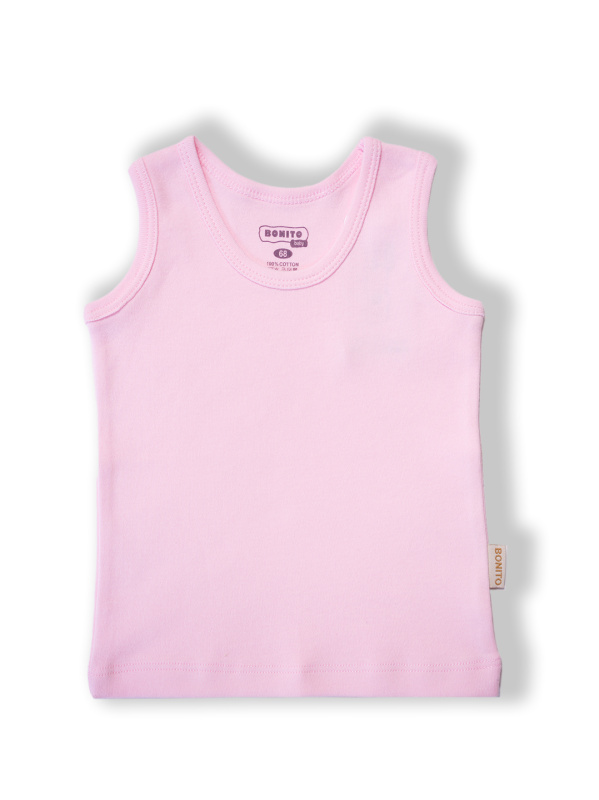 картинка ЧЗ Майка детская 68-86 см 100% хлопок BONITO KIDS/OP1921(ЧЗ)/уп.4шт/меш.784шт от BonitoKids