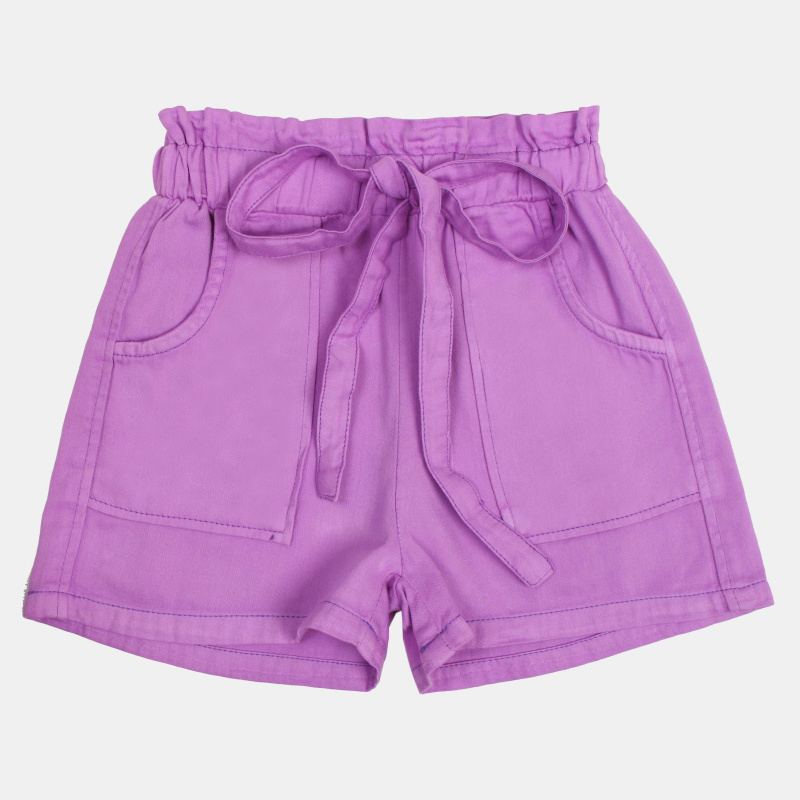 картинка ЧЗ Шорты для девочки 3-7 лет 100% хлопок BONITO KIDS/OP1660(12-23)(ЧЗ)/уп.5шт./меш.540шт. от BonitoKids