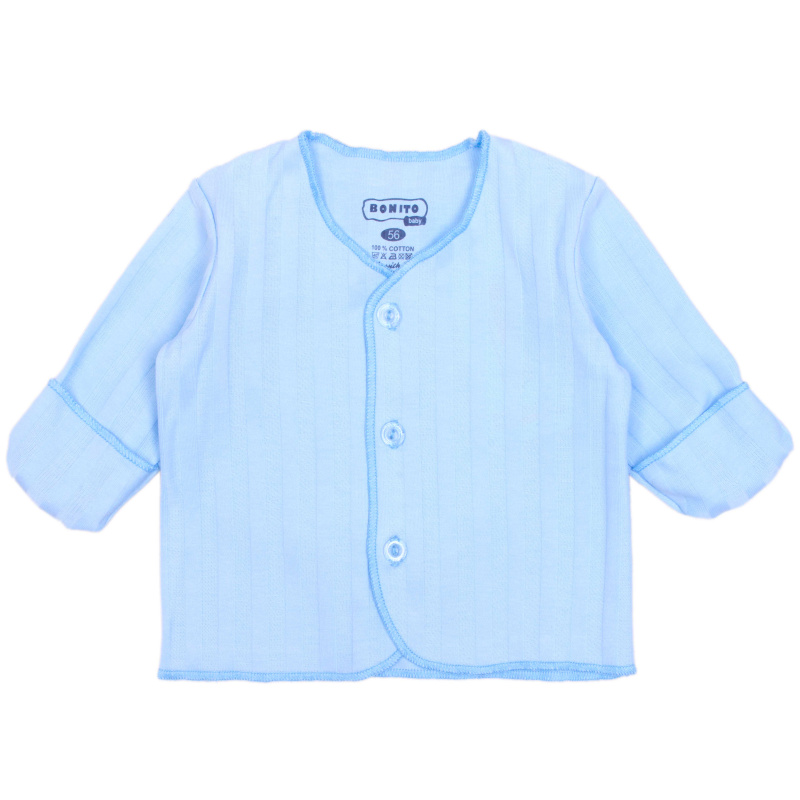 картинка ЧЗ Распашонка для новорожденных. 56-62 100% хлопок BONITO KIDS/OP1725/уп.6шт./меш.1128 шт. от BonitoKids