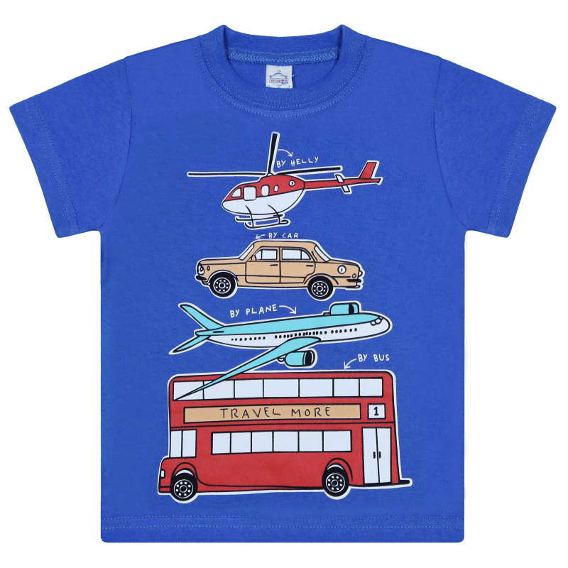 картинка БГ_ЧЗ Футболка для мальчика, 1,5-4 лет, 100% хлопок, BONITO KIDS/BK0001M(11-25)(ЧЗ)/уп.4шт./меш.800шт. от BonitoKids