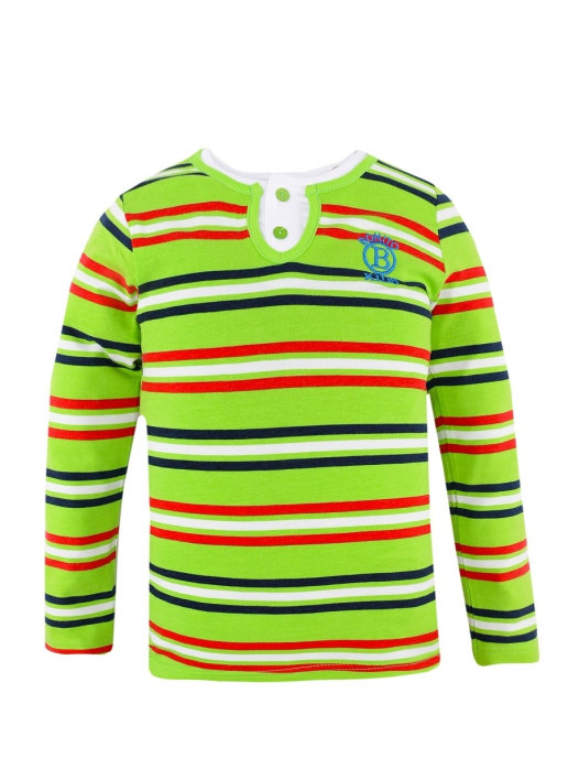 картинка ЧЗ Лонгслив для мальчика 6-10 лет. 95% х/б, 8% BONITO KIDS/BK108B(ЧЗ)/уп.5шт./меш.480шт. от BonitoKids