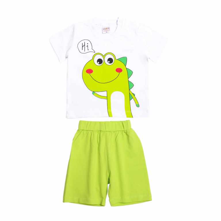 картинка ЧЗ Комплект для мальчика (футболка и шорты) 68-86 см 95% хлопок, 5% эластан BONITO KIDS/OP1818/уп.4шт./меш.456шт. от BonitoKids