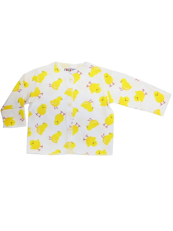 картинка Распашонка для новорожденного 56-62 100% х/б BONITO KIDS/OP465/уп.6шт./меш.960шт. от BonitoKids