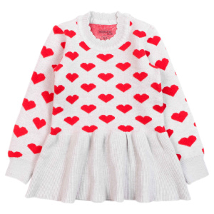 картинка БГ Платье для девочки, 2-6 лет, 95% хлопок, 5% эластан, BONITO KIDS/OP1544/уп.3шт./меш.249шт. от BonitoKids