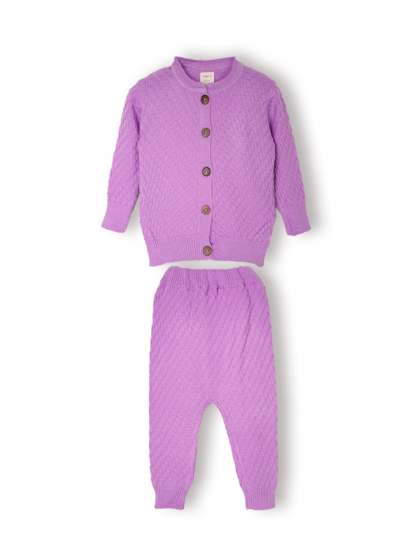 картинка Комплект для новорожденных (кардиган и штанишки) 68-80 см 50% вискоза 22% нейлон 28% пэ BONITO KIDS/OP1560(10-24)/уп.2 шт./меш.160шт. от BonitoKids