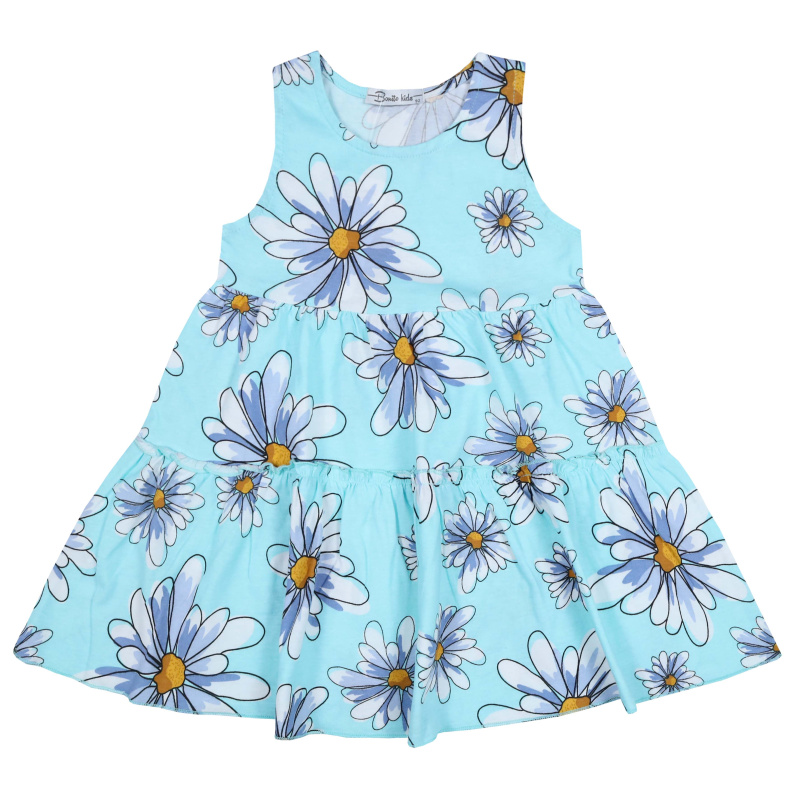 картинка БГ_ЧЗ Платье для девочки 2-6 лет 100% хлопок BONITO KIDS/BK1159P(01-24)(ЧЗ)/уп.5шт./меш.500шт. от BonitoKids