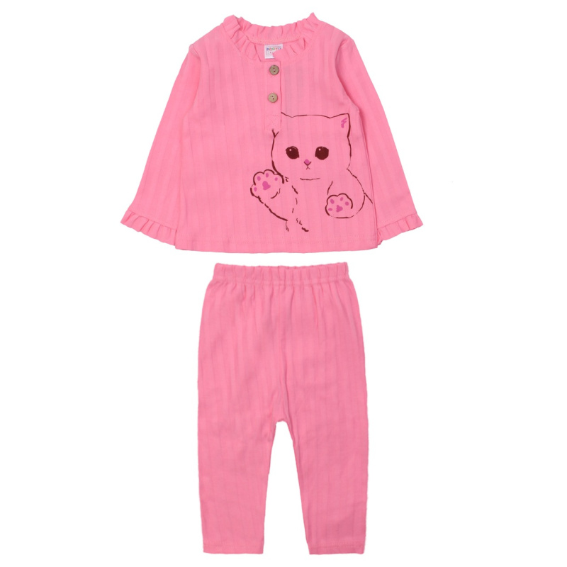 картинка ЧЗ Пижама для девочки 74-98 см 100% хлопок BONITO KIDS/OP1366/уп.5шт./меш.330шт. от BonitoKids