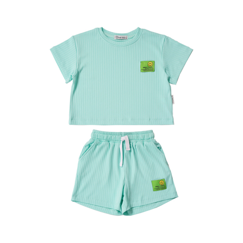 картинка БГ_ЧЗ Комплект для девочки (фуфайка и шорты) 3-7 лет 60% хлопок 40% п/э BONITO KIDS/SS6089(02-24)(ЧЗ)/уп.5шт./меш.270шт. от BonitoKids