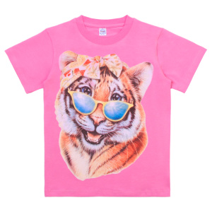 картинка Футболка для девочки 8-12 лет 92% хлопок, 8% лайкра BONITO KIDS/BK6006F/уп.5шт./меш.450шт. от BonitoKids