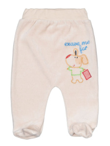 картинка КГ_ОТ Ползунки велюровые 56-74 см 100% х/б BONITO KIDS/BK512P/уп.4шт./меш.400шт. от BonitoKids