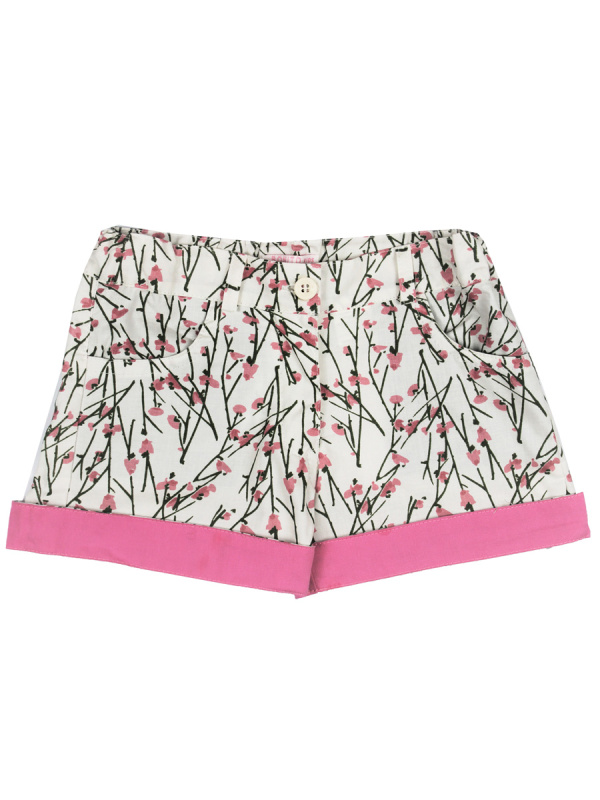 картинка КГ Шорты для девочки 5-8 лет 100% х/б BONITO KIDS/BK264SH/уп.4шт./меш.660шт. от BonitoKids