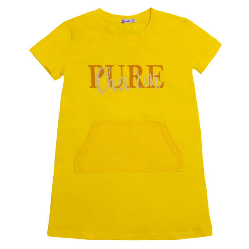 картинка БГ_ЧЗ Туника для девочки 8-12 лет 95% хлопок, 5% эластан BONITO KIDS/OP1399(ЧЗ)/уп.5шт./меш.300шт. от BonitoKids