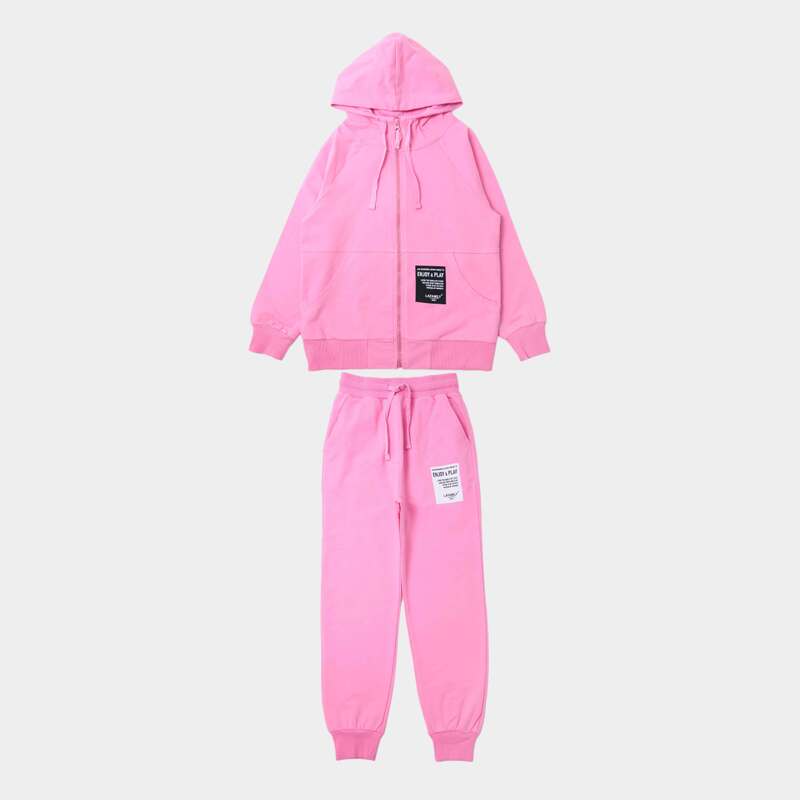 картинка БГ_ЧЗ Комплект для девочки (толстовка и штаны), 8-12 лет, 92% хлопок, 8% лайкра,BONITO KIDS/SS6057(01-23)(ЧЗ)/уп.5шт./меш.100шт. от BonitoKids