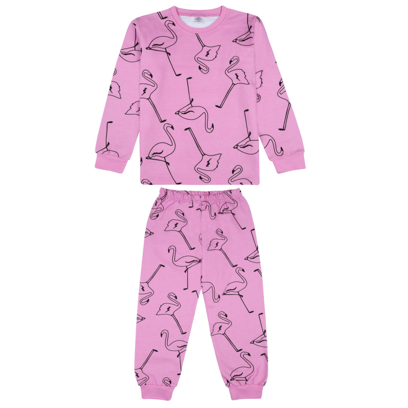 картинка БГ_ЧЗ Пижама для девочки 7-10 лет 100% хлопок BONITO KIDS/BK1955PJD/уп.4шт./меш.144шт.  от BonitoKids