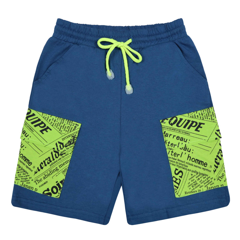 картинка БГ_ЧЗ Шорты для мальчика 8-12 лет 100% хлопок BONITO KIDS/BK1652SH(ЧЗ)/уп.5шт./меш.380шт. от BonitoKids