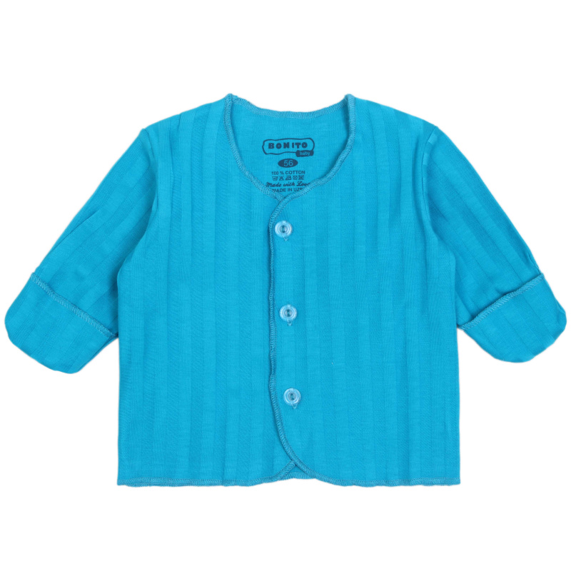 картинка ЧЗ Распашонка для новорожденных. 56-62 100% хлопок BONITO KIDS/OP1725/уп.6шт./меш.1128 шт. от BonitoKids