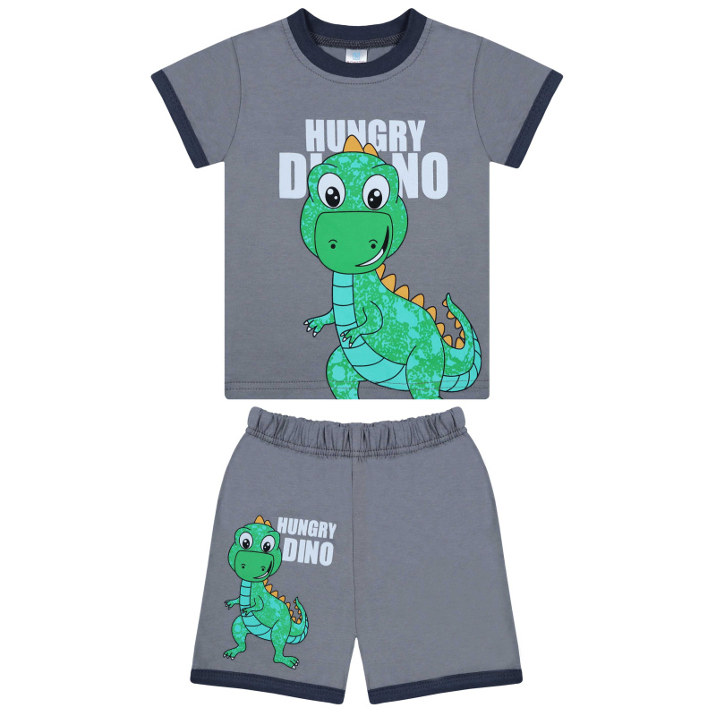 картинка БГ_ЧЗ Комплект для мальчика (футболка и шорты) 1,5-4 лет 100% хлопок BONITO KIDS/BK0004FSHM(11-24)(ЧЗ)/уп.4шт./меш.500шт. от BonitoKids