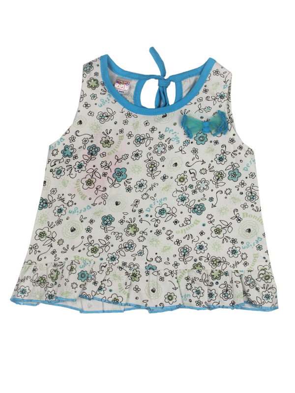 картинка КГ Платье для девочки 1-4 лет 100% хлопок BONITO KIDS/BK288P/уп.4шт./меш.800шт. от BonitoKids