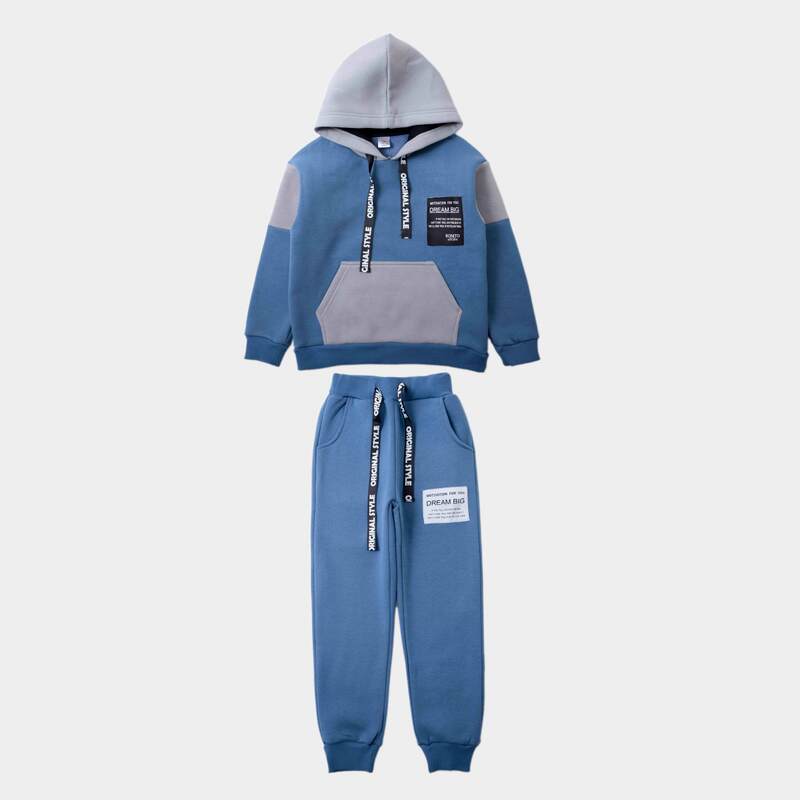 картинка ЧЗ Комплект для мальчика (худи и брюки), 8-12 лет, 80% хлопок, 20% полиэстер, BONITO KIDS/OP1913(09-23)(ЧЗ)/уп.5шт./меш.60шт. от BonitoKids