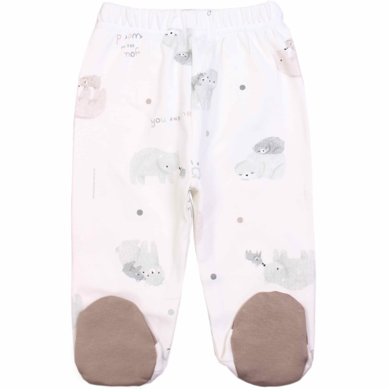 картинка ЧЗ Ползунки для новорожденного 62-80, 100% х/б, BONITO KIDS/OP1733/уп.4шт./меш.600шт. от BonitoKids