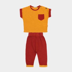 картинка Комплект для мальчика (кофта и брюки) 68-86 см 100% хлопок BONITO KIDS/OP1767/уп.4шт./меш.288шт. от BonitoKids