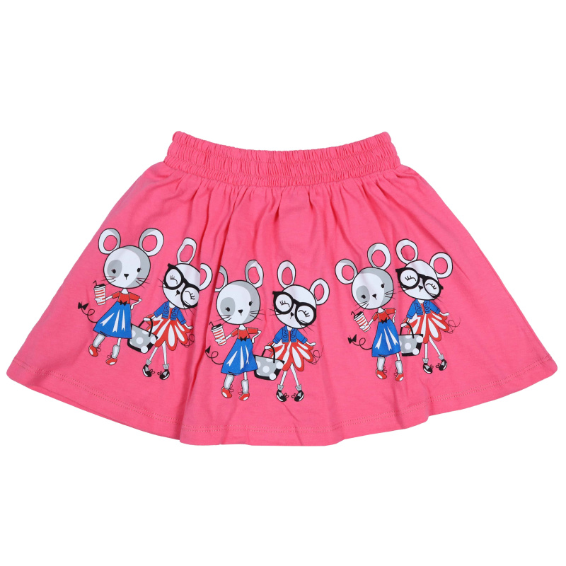 картинка КГ_БГ Юбка для девочки 3-7 лет 100% хлопок BONITO KIDS/BK1659YU(01-24)/уп.5шт./меш.600шт. от BonitoKids