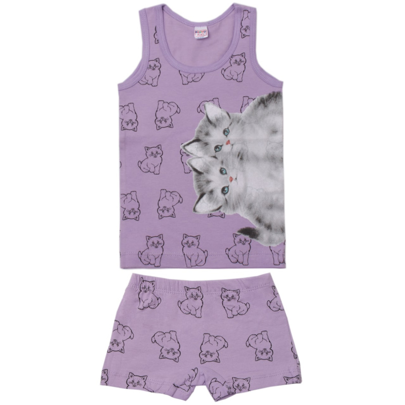 картинка Комплект для девочки  (майка,трусы) 3-7 лет BONITO KIDS/BK1681MT(01-22)/уп.5шт./меш.600шт. от BonitoKids