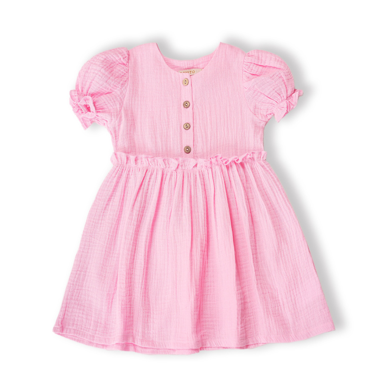 картинка КГ Платье для девочки 2-5 лет 100% хлопок BONITO KIDS/OP1930/уп.4шт./меш.260шт. от BonitoKids