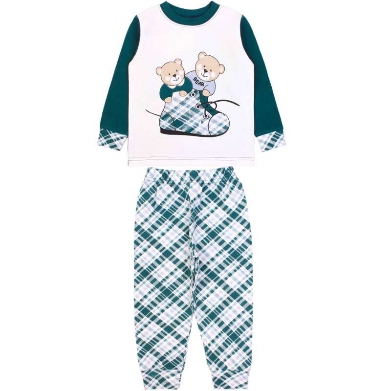 картинка БГ_ЧЗ Пижама для мальчика 2-6 лет 95% хлопок, 5% эластан BONITO KIDS/OP1701/уп.5шт./меш.240шт. от BonitoKids