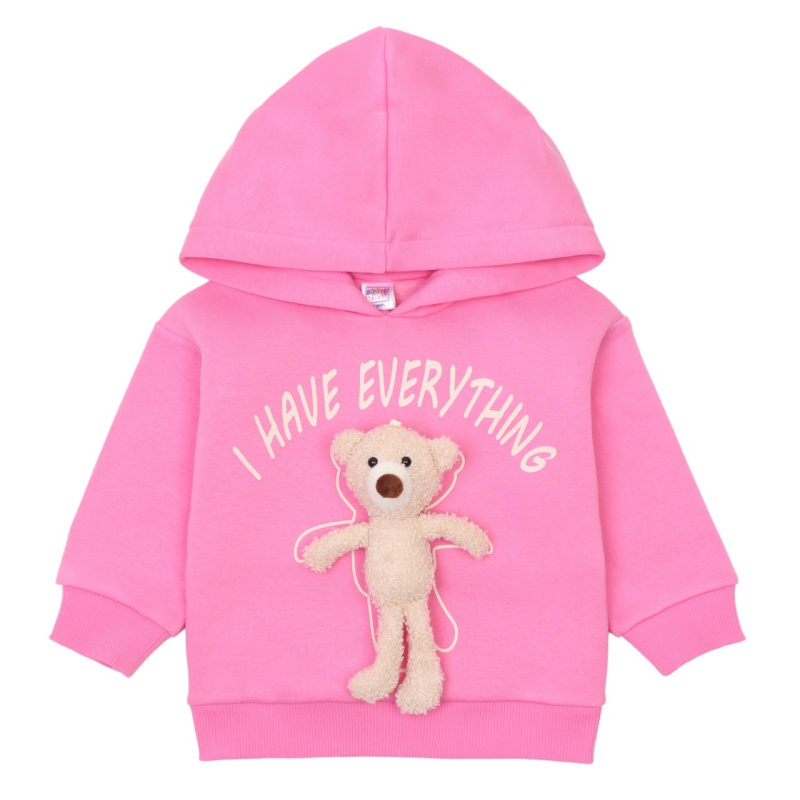 картинка ЧЗ Толстовка для детей 2-5 лет 95% хлопок, 5% эластан BONITO KIDS/OP1264(ЧЗ)/уп.4шт./меш.120шт. от BonitoKids