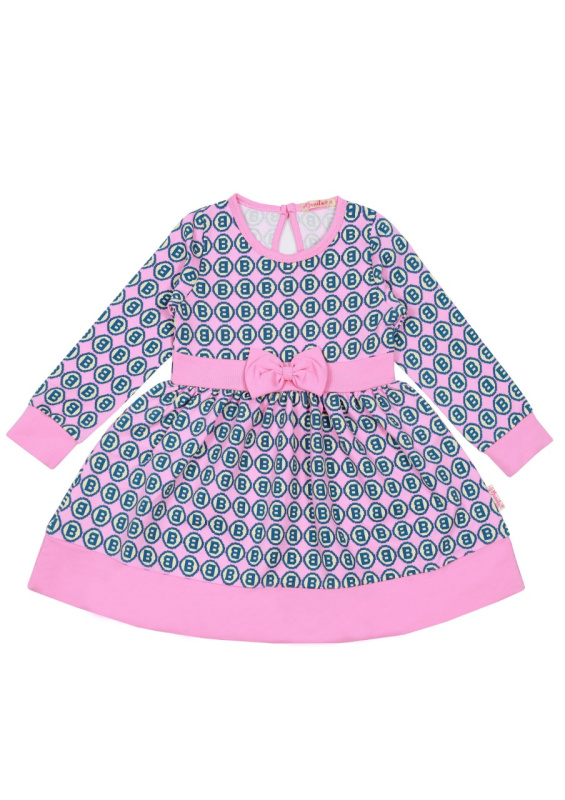 картинка ЧЗ Платье для девочки 3-7 лет 100% хлопок BONITO KIDS/BK1510P(ЧЗ)/уп.5шт./меш.250шт. от BonitoKids