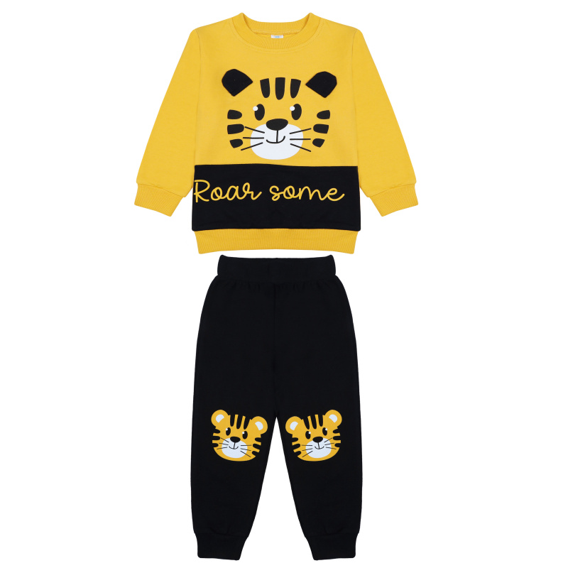 картинка КГ_БГ Комплект для мальчика (свитшот и штаны) 2-6 лет, 100% хлопок, BONITO KIDS/BK1584КР(07-23)/уп.5шт./меш.230шт. от BonitoKids