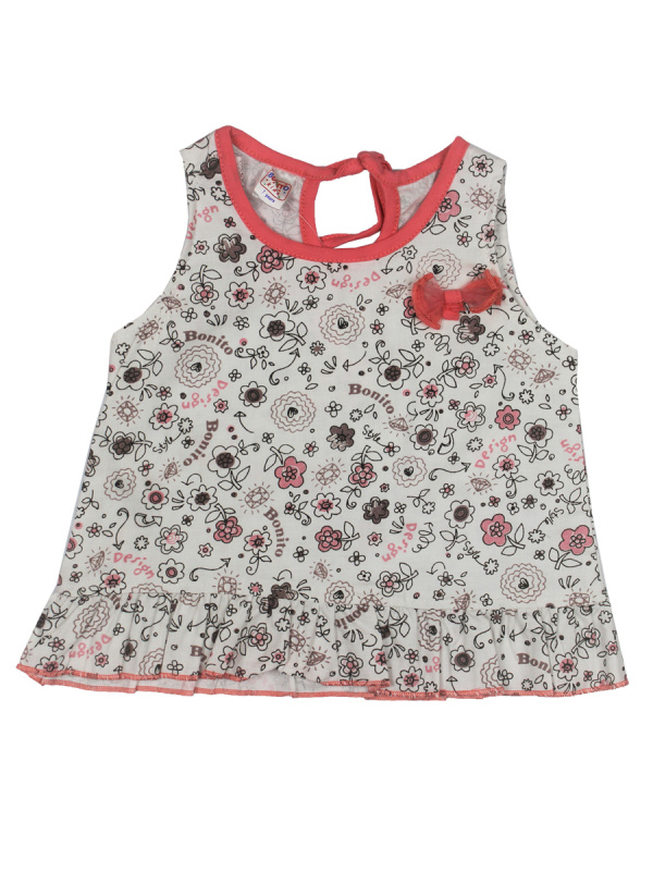 картинка КГ Платье для девочки 1-4 лет 100% хлопок BONITO KIDS/BK288P/уп.4шт./меш.800шт. от BonitoKids