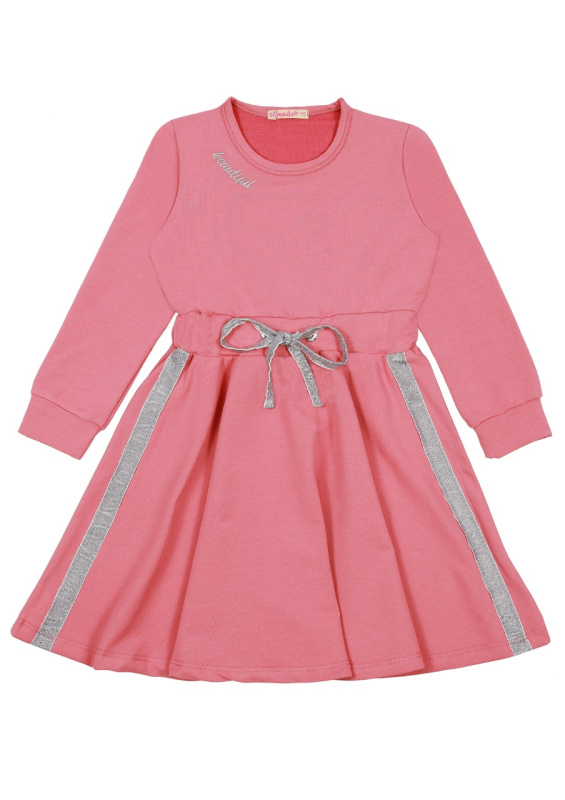 картинка ЧЗ Платье для девочки 5-8 лет 92% хлопок, 8% лайкра BONITO KIDS/BK1541P(ЧЗ)/уп.4шт./меш.220шт. от BonitoKids