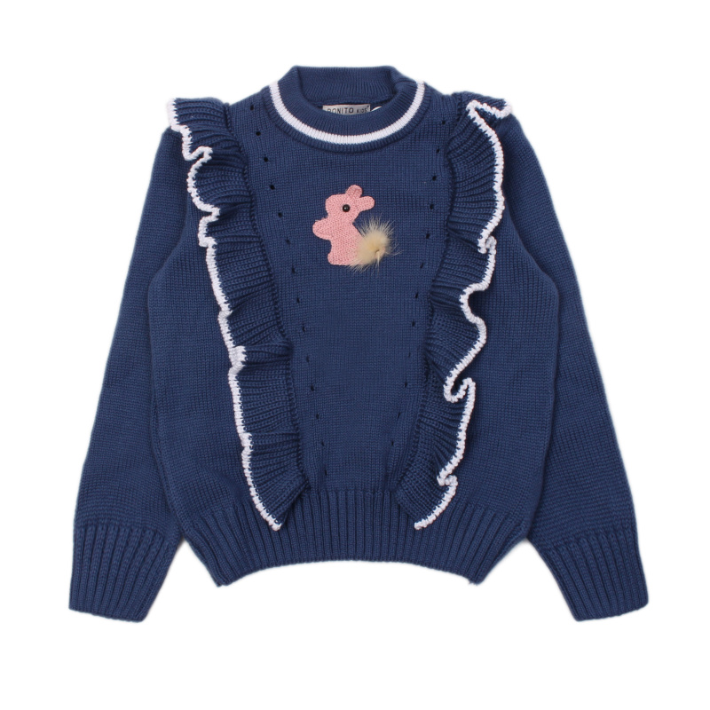 картинка ЧЗ Джемпер для девочки 2-6 лет. BONITO KIDS/OP1537(ЧЗ)/уп.3шт./меш.225шт. от BonitoKids