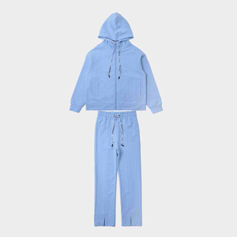 картинка ЧЗ Комплект для девочки (толстовка и брюки), 8-12 лет, 65% хлопок, 27% полиэстер, 8% эластан, BONITO KIDS/OP1854(01-23)(ЧЗ)/уп.5шт./меш.80шт. от BonitoKids