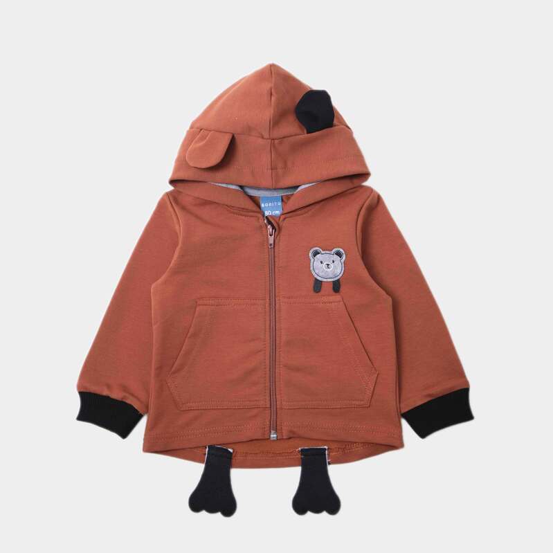 картинка КГ_Худи для детей 80-98 см 65% хлопок, 27% полиэстер, 8% эластан BONITO KIDS/OP1856(01-23)/уп.4шт./меш.260шт. от BonitoKids