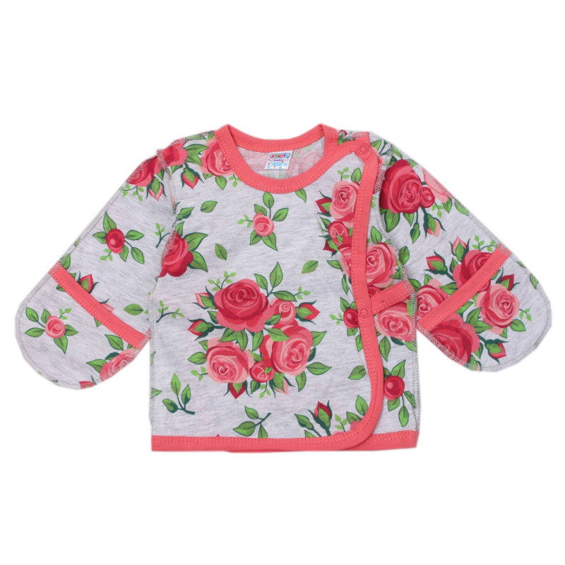 картинка ЧЗ Распашонка для новорожденных 56-62 см 100% хб BONITO KIDS/OP1372/уп.8шт./меш.880шт. от BonitoKids