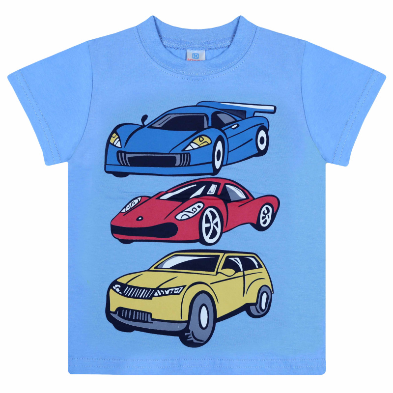 картинка КГ_БГ Футболка для мальчика, 1-4 лет, 100% хлопок, BONITO KIDS/BK0001M(06-24)/уп.4шт./меш.800шт. от BonitoKids