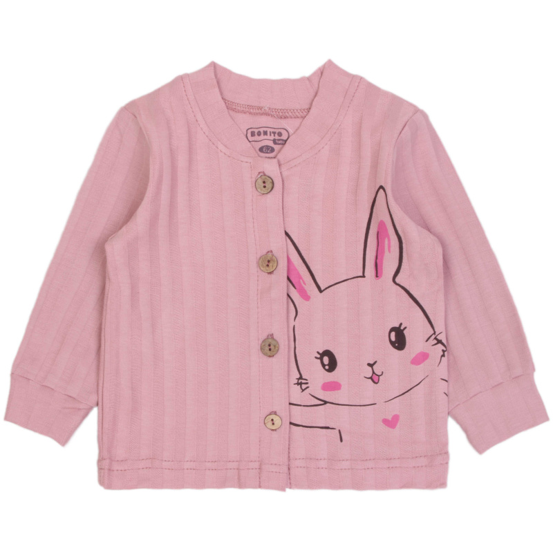картинка ЧЗ Кофта для девочек 62-86 см,  BONITO KIDSD/OP1722/уп.5шт./меш.600шт. от BonitoKids