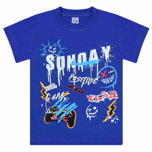 картинка БГ Футболка для мальчика 4-8 лет 100% хлопок BONITO KIDS/BK0002M(03-24)/уп.5шт./меш.700шт. от BonitoKids
