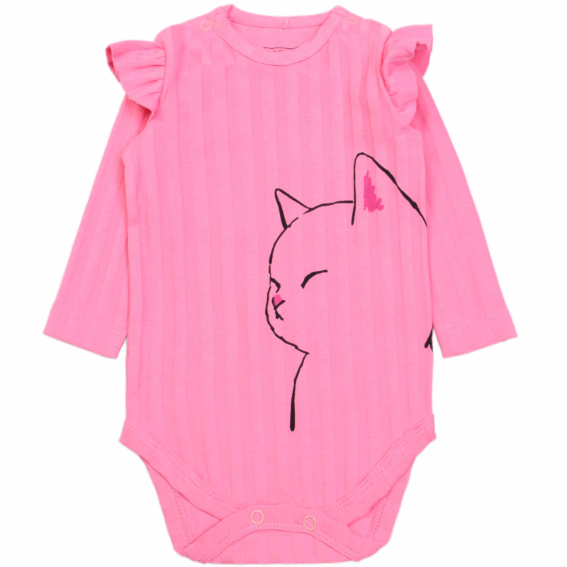 картинка ЧЗ Боди для девочки, 62-86,cm 100% Хб  BONITO KIDS/OP1723/уп.5 шт./меш.480 шт. от BonitoKids